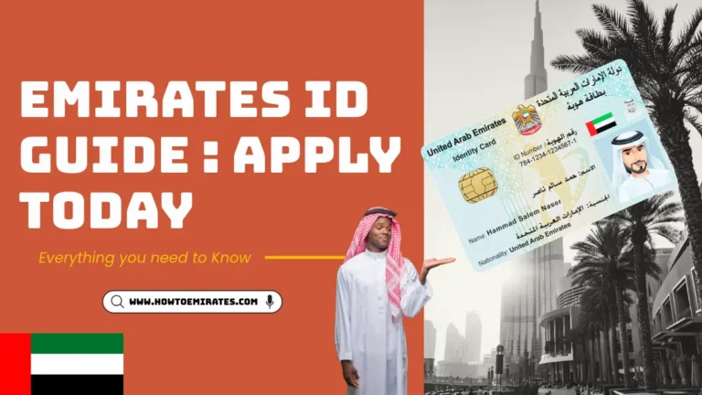 5 Easy Steps to apply Emirates ID Online