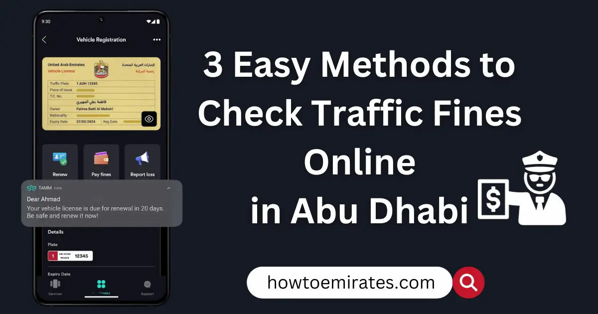 How to Check Traffic Fines Online in Abu Dhabi