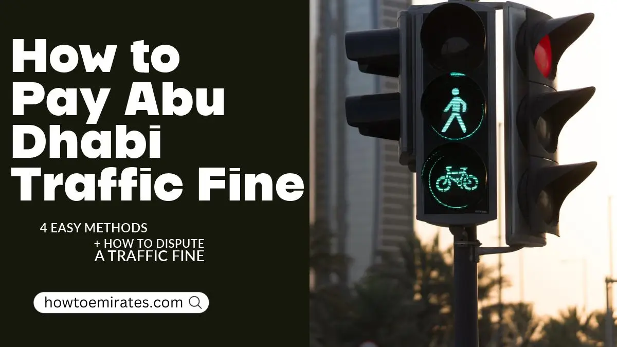 How to Pay Abu Dhabi Traffic Fine