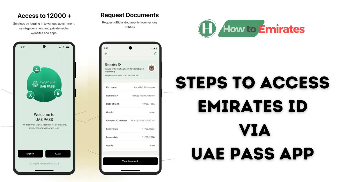 Download Emirates ID via UAE Pass