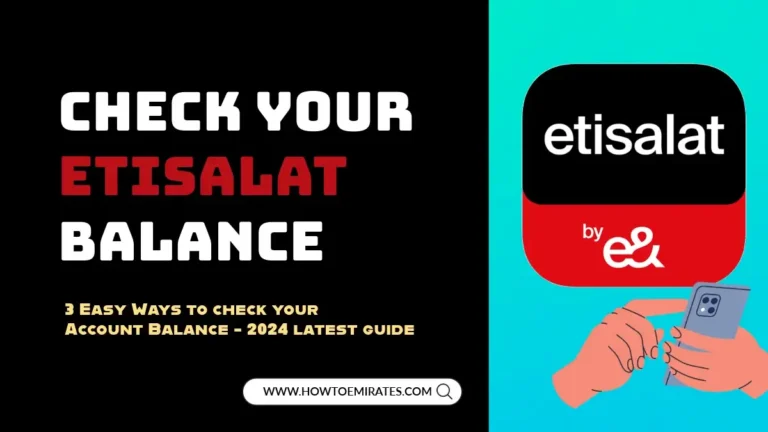 Etisalat balance