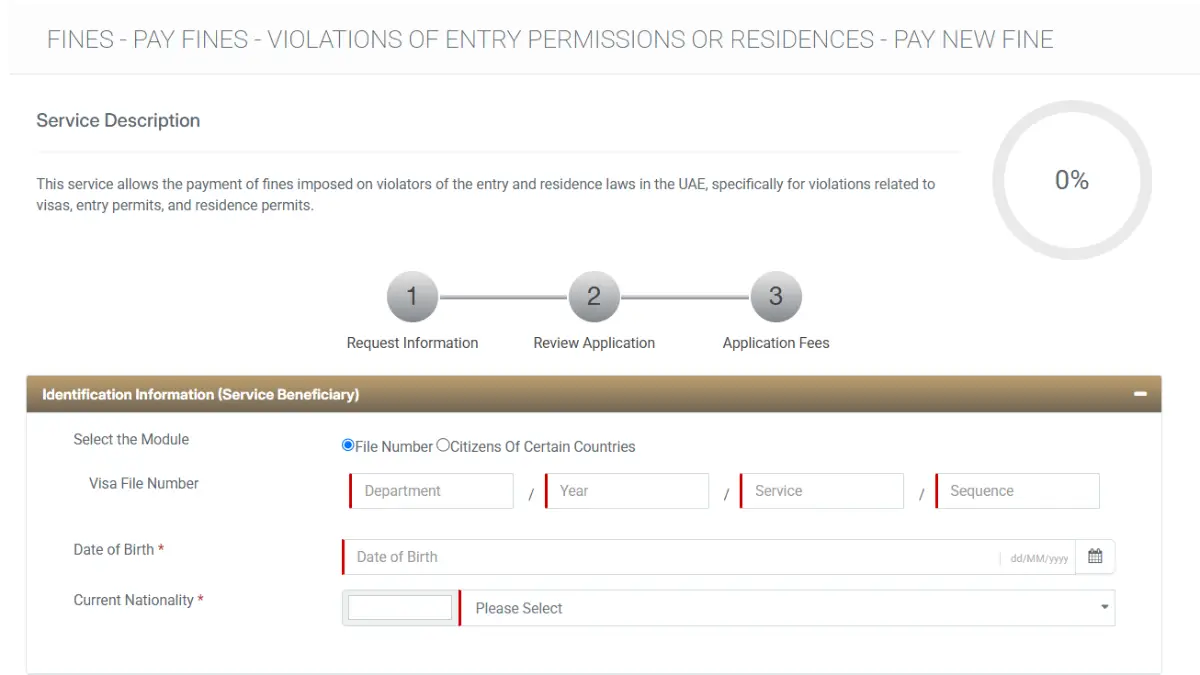 Steps to check and pay a visa overstay fine on the ICP Smart Services portal